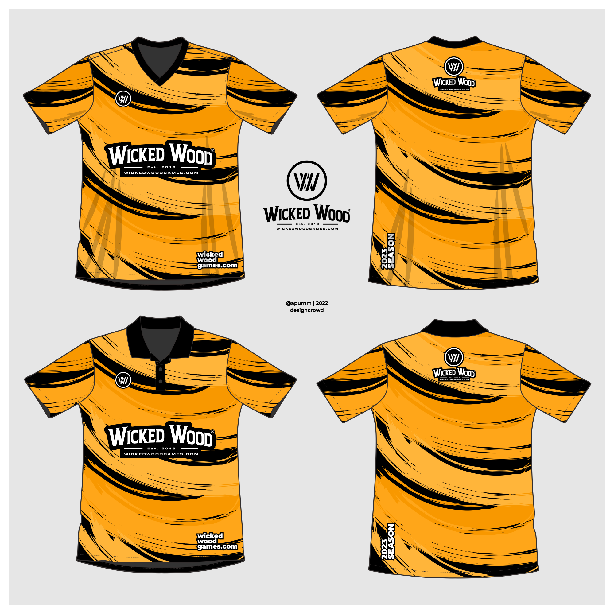 Diseño de Vestimenta por purnama para Wicked Wood Games | Diseño #29491759