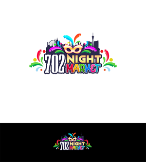 702 NIGHT MARKET | Logo Design by sardilloivlucio