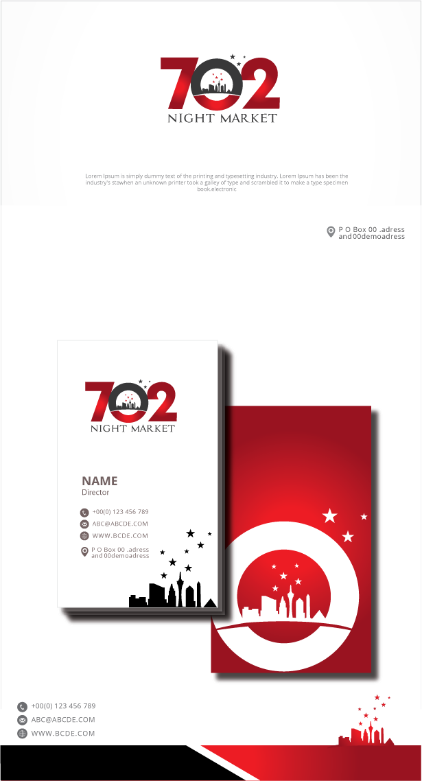 Logo Design by graphicevolution for 702Night Market Inc | Design #29488957
