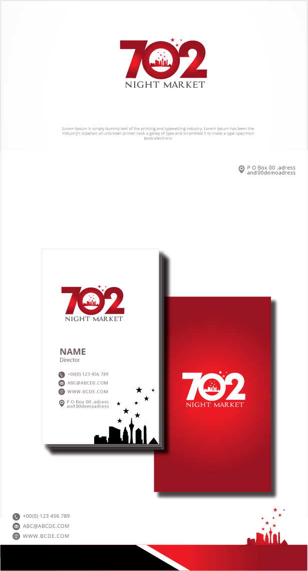 Logo Design by graphicevolution for 702Night Market Inc | Design #29488958