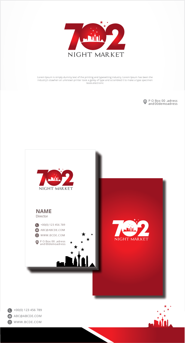 Logo Design by graphicevolution for 702Night Market Inc | Design #29488959