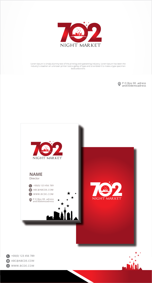 Logo Design by graphicevolution for 702Night Market Inc | Design #29488960