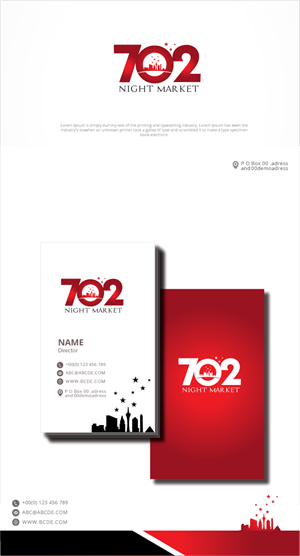 Logo Design by graphicevolution for 702Night Market Inc | Design: #29488960