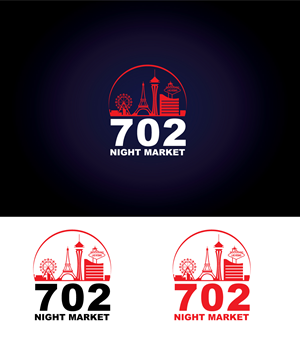 Logo Design by step forward 2 for 702Night Market Inc | Design: #29495935