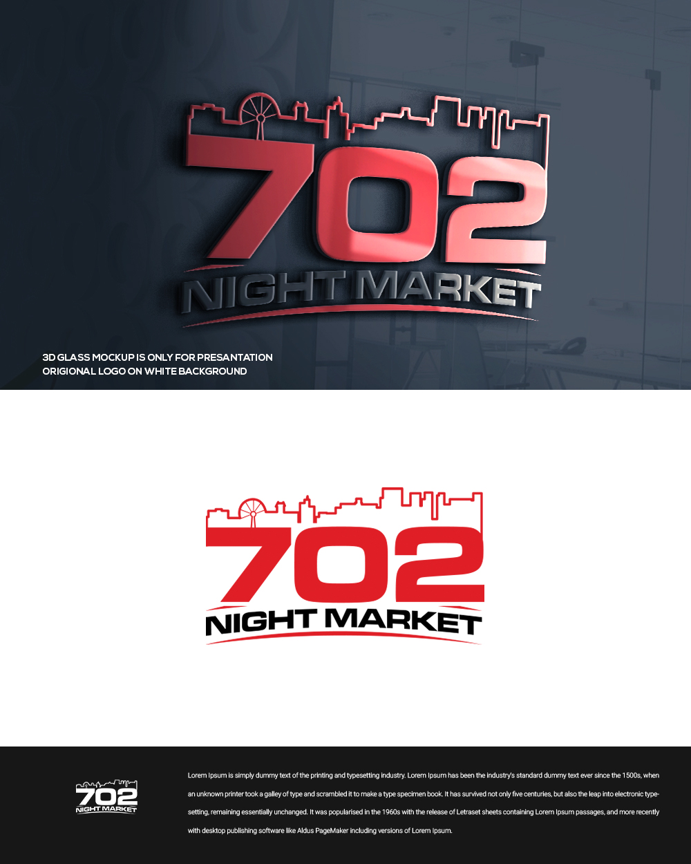 Logo Design by fasi 2 for 702Night Market Inc | Design #29449986