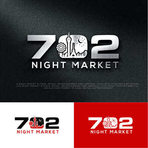 Logo Design by Ayub Zafar for 702Night Market Inc | Design: #29490284