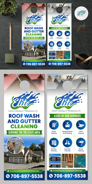Postcard Design by SAI DESIGNS for Elite Exterior Cleaning & Maintenance Co. | Design: #29448264
