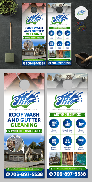 Postcard Design by SAI DESIGNS for Elite Exterior Cleaning & Maintenance Co. | Design: #29465915