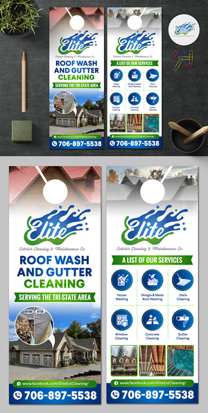 Postcard Design by SAI DESIGNS for Elite Exterior Cleaning & Maintenance Co. | Design: #29491897