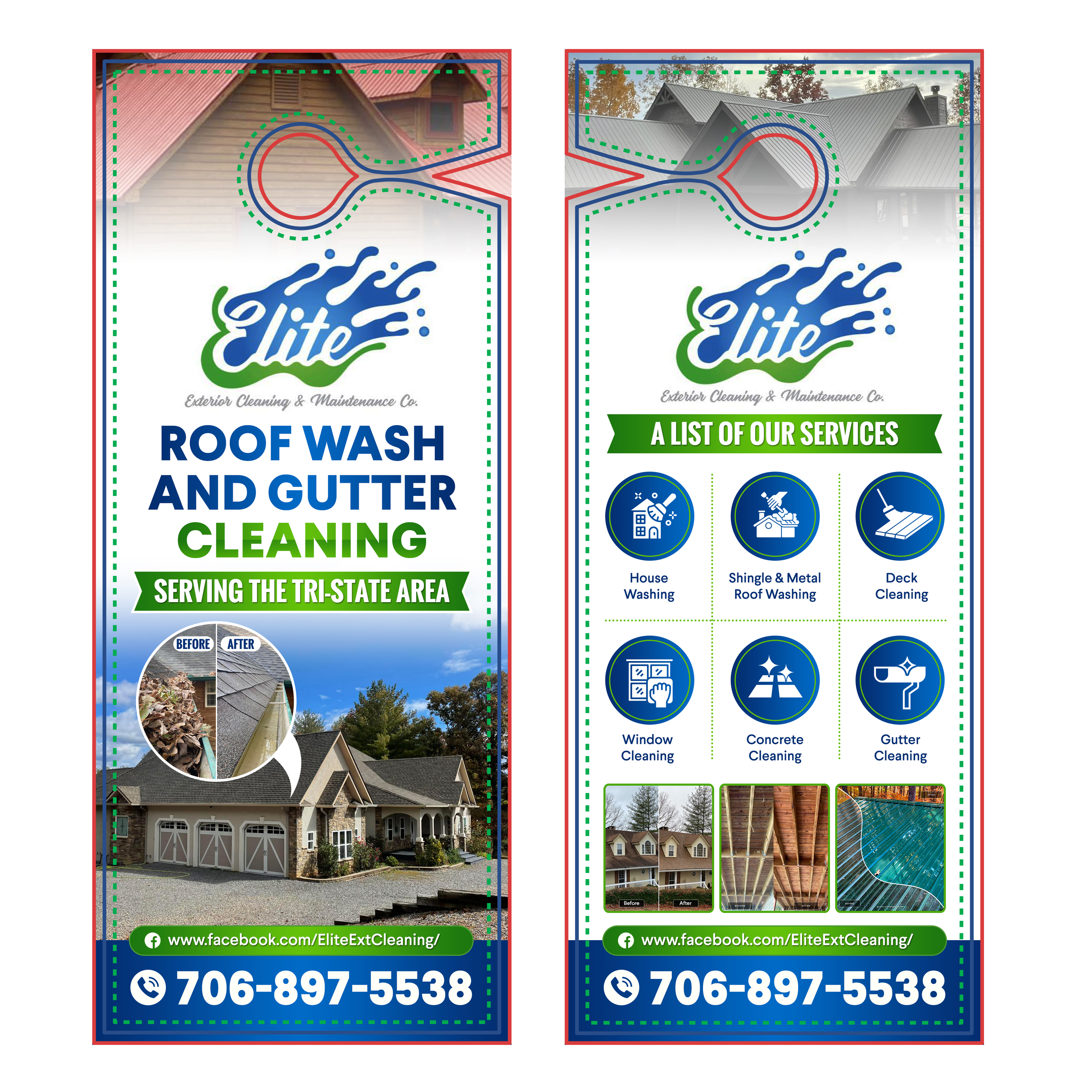 Postcard Design by SAI DESIGNS for Elite Exterior Cleaning & Maintenance Co. | Design #29497748
