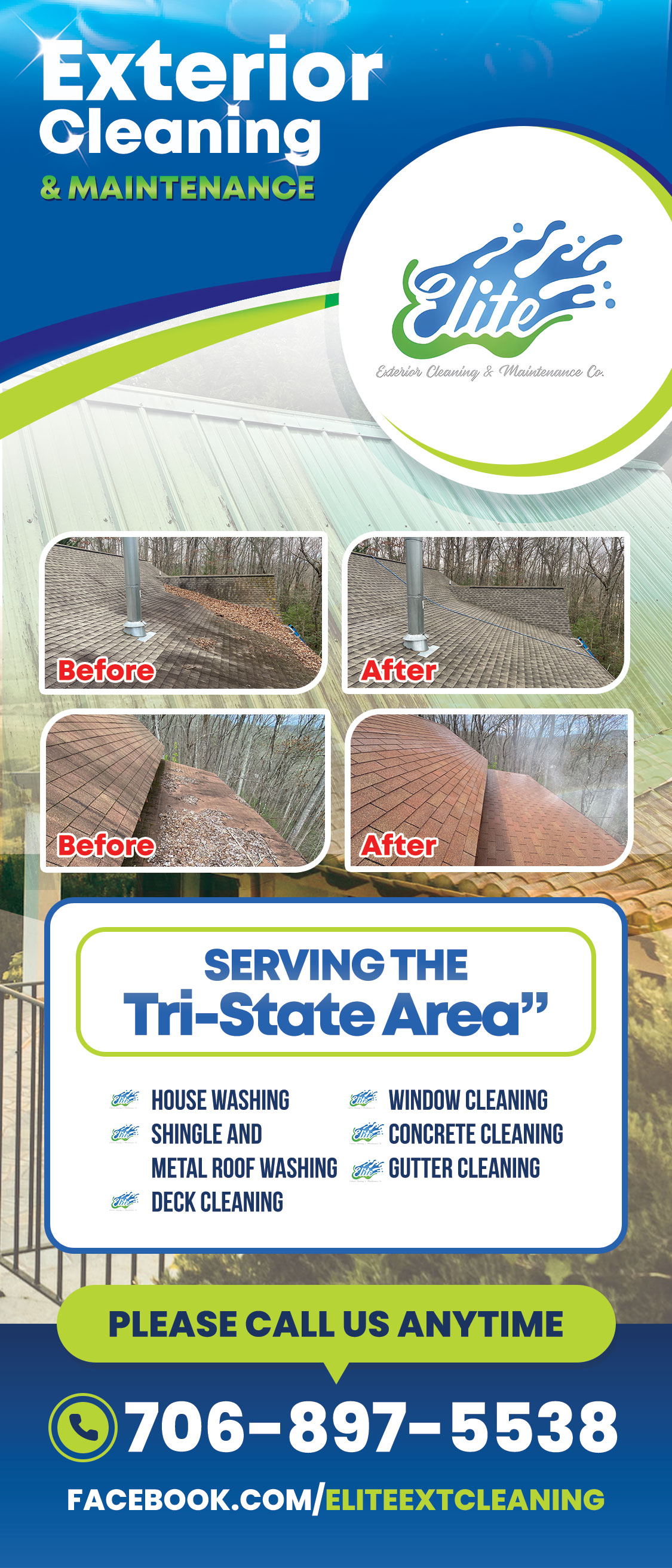 Postkarten-Design von HeshanKavinda für Elite Exterior Cleaning & Maintenance Co. | Design #29449293