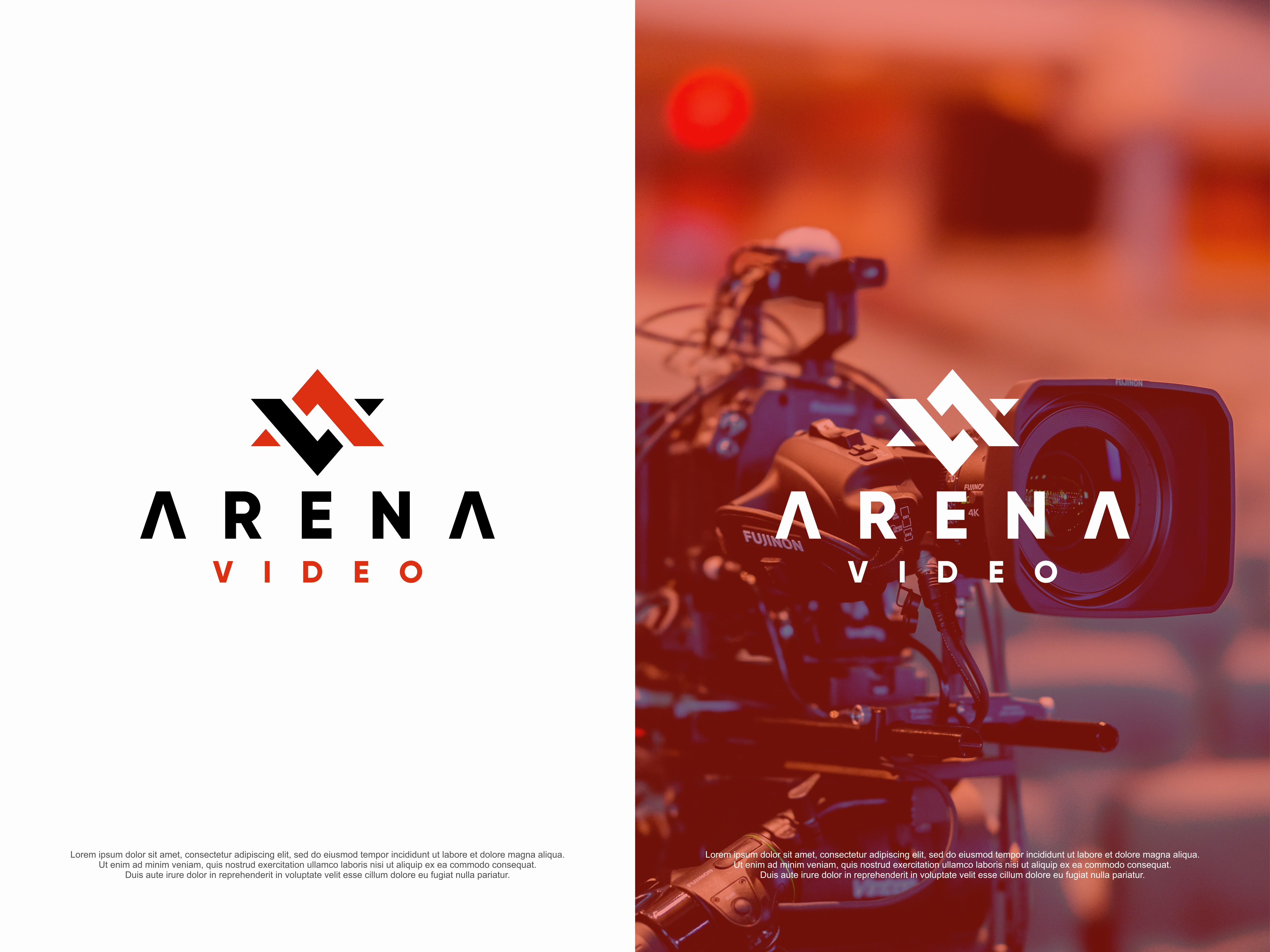 Logo Design by RICKY.T for Arena Video | Design #29465660
