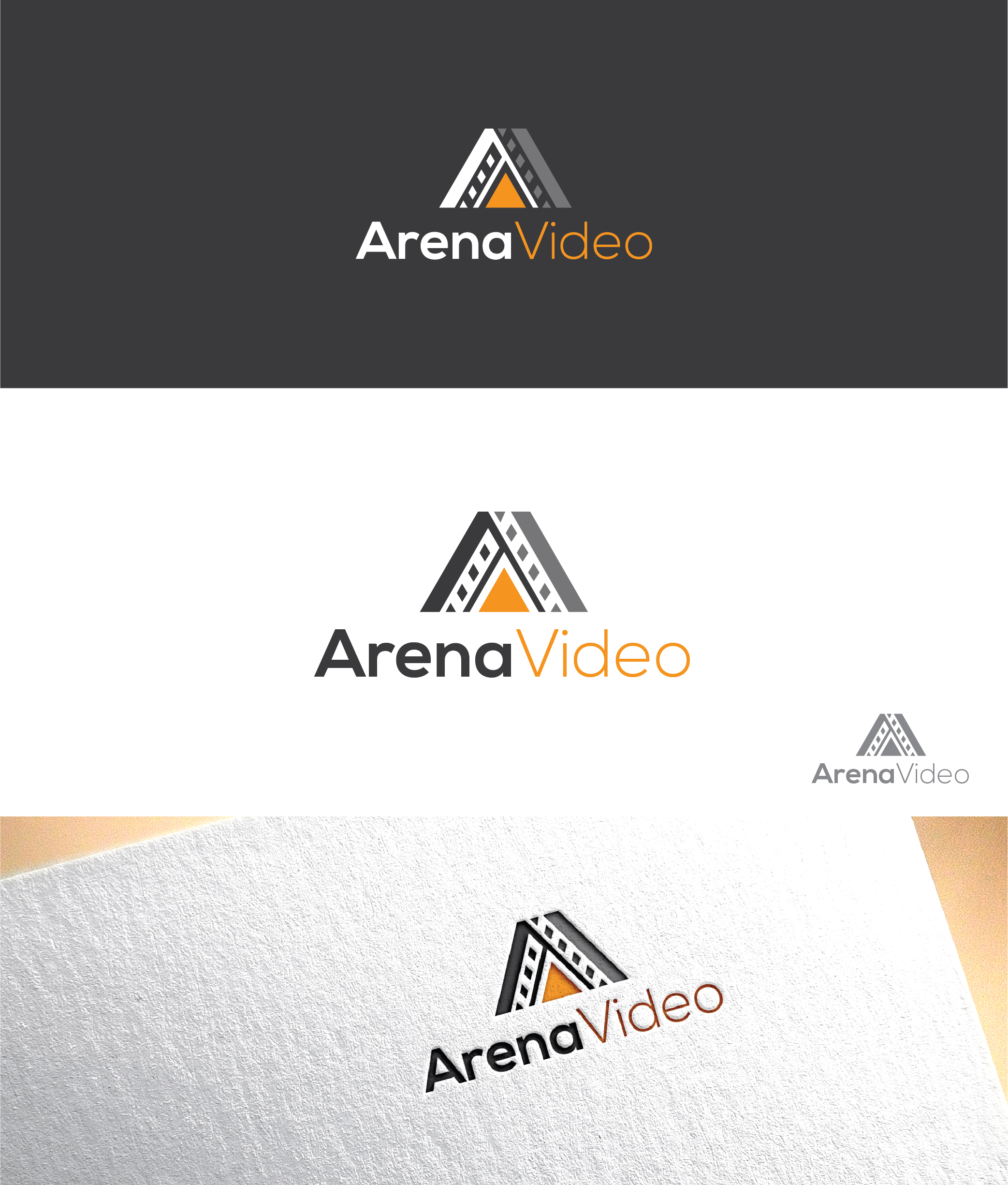 Diseño de Logo por 3Guys para Arena Video | Diseño #29466197