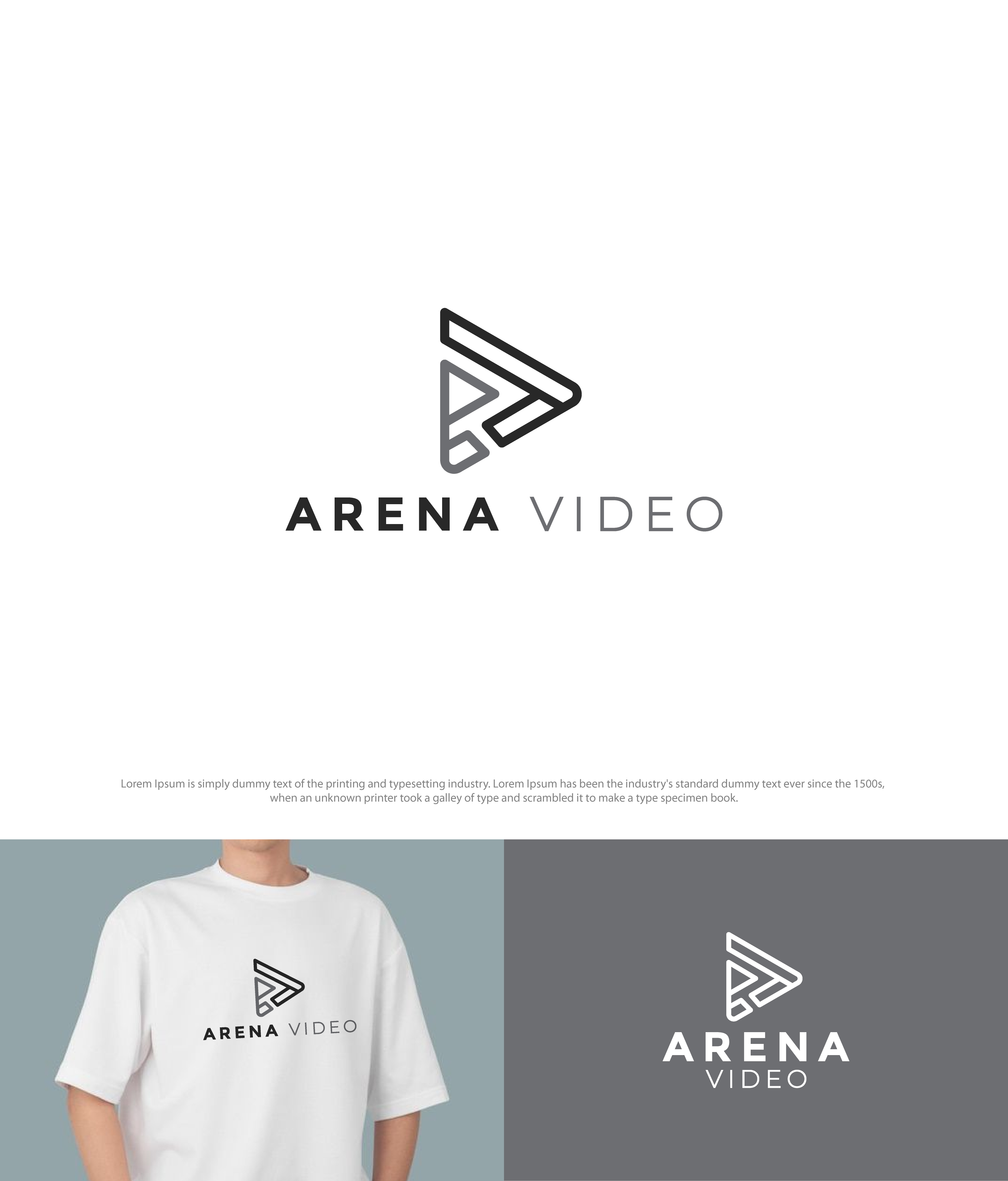 Logo Design by ecorokerz for Arena Video | Design #29451446