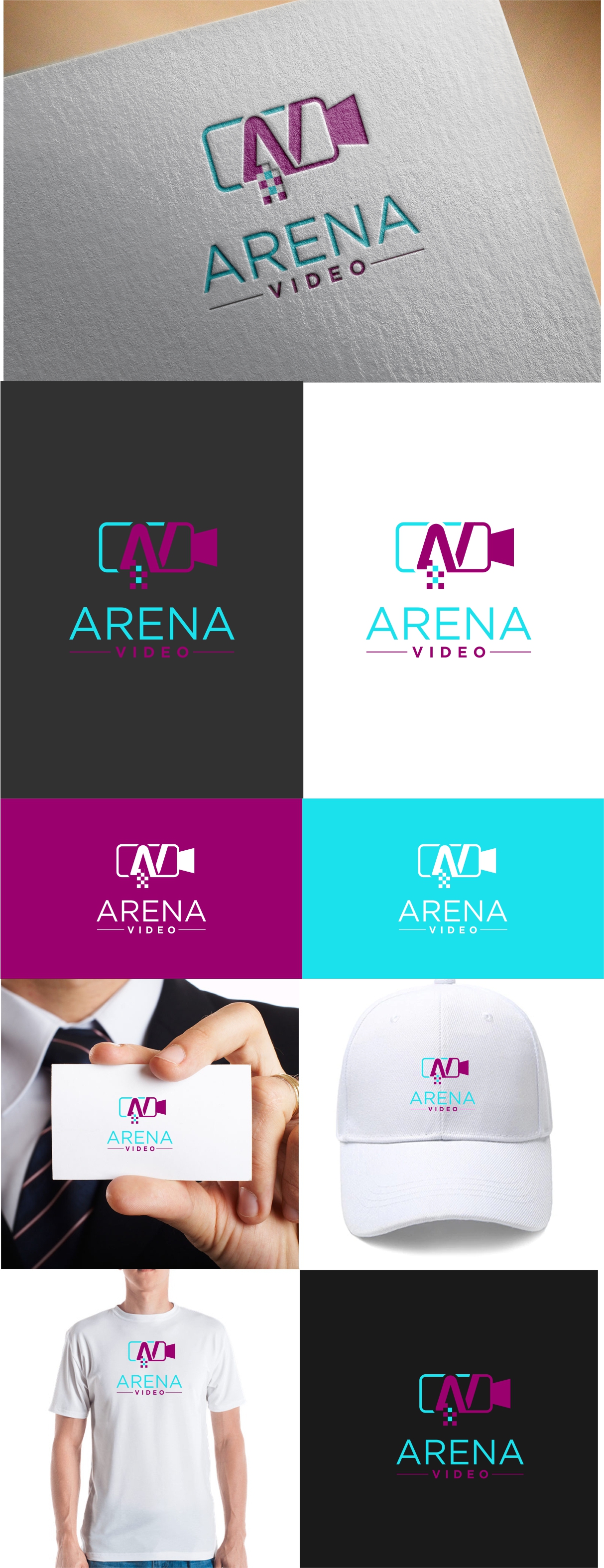 Logo Design by fly  design for Arena Video | Design #29453416