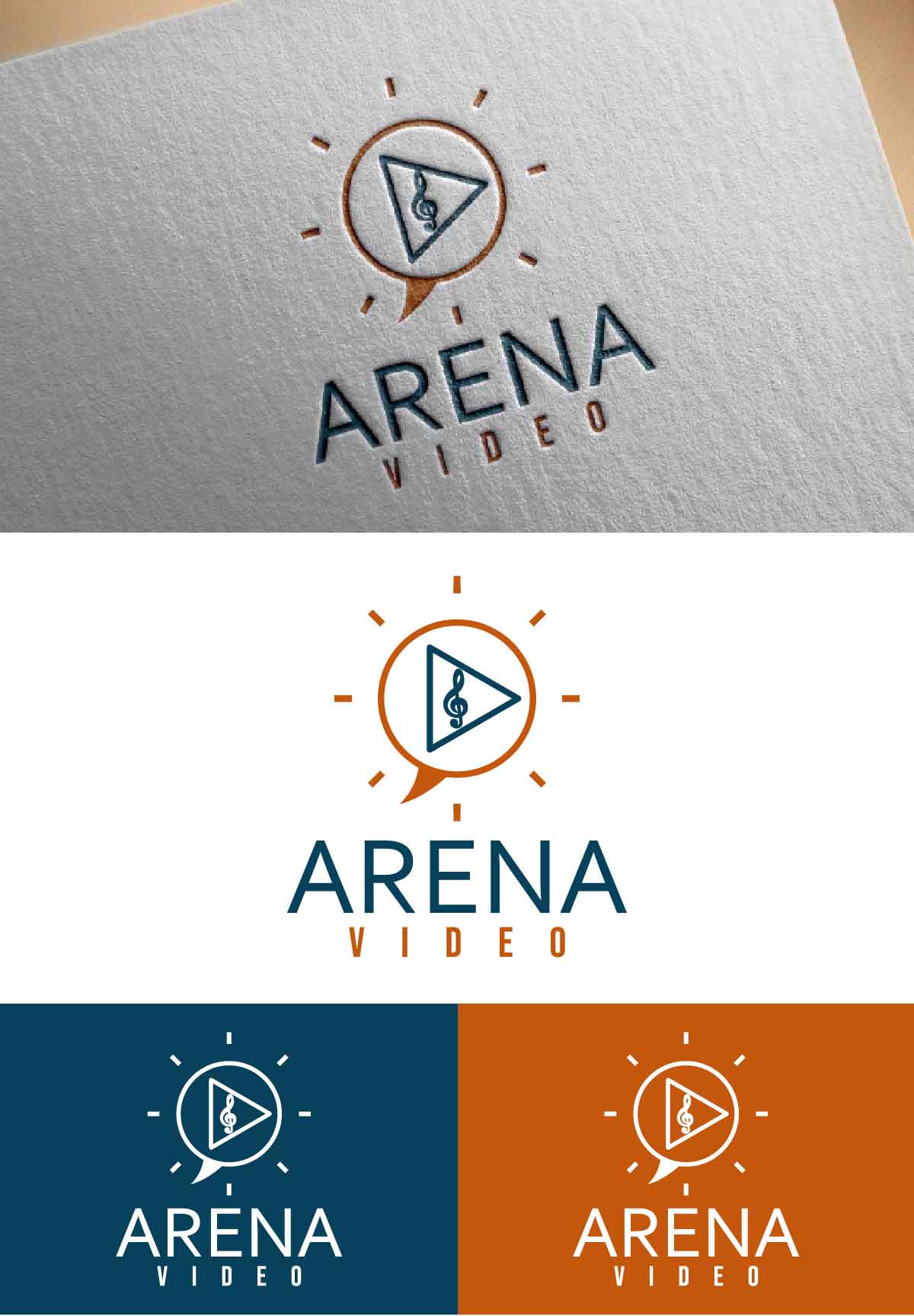 Logo Design by fly  design for Arena Video | Design #29454328