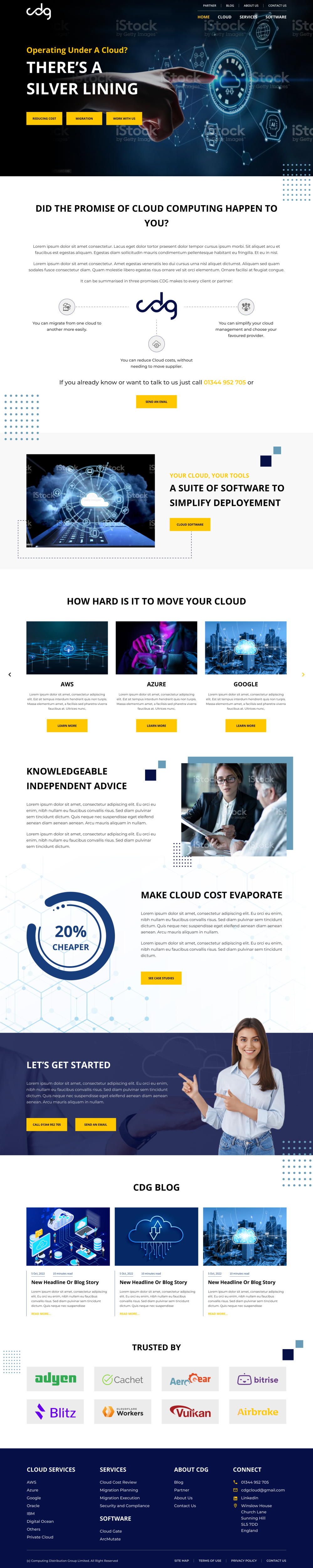 Web Design by SiDzigns for Ergo Digital Limited | Design #29486454
