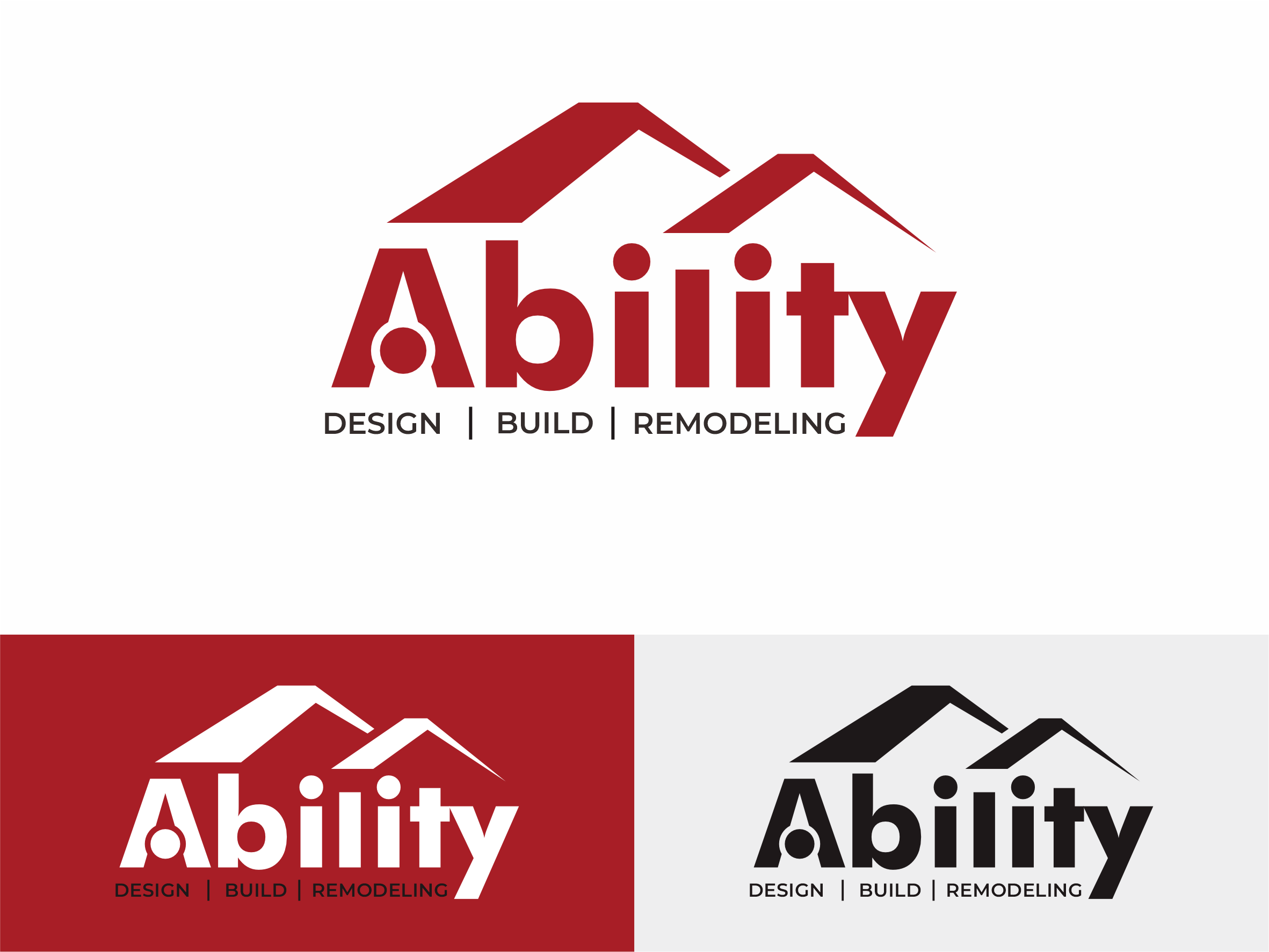 Logo Design by Design by Nilahm for ABILITY REMODELING | Design #29491923