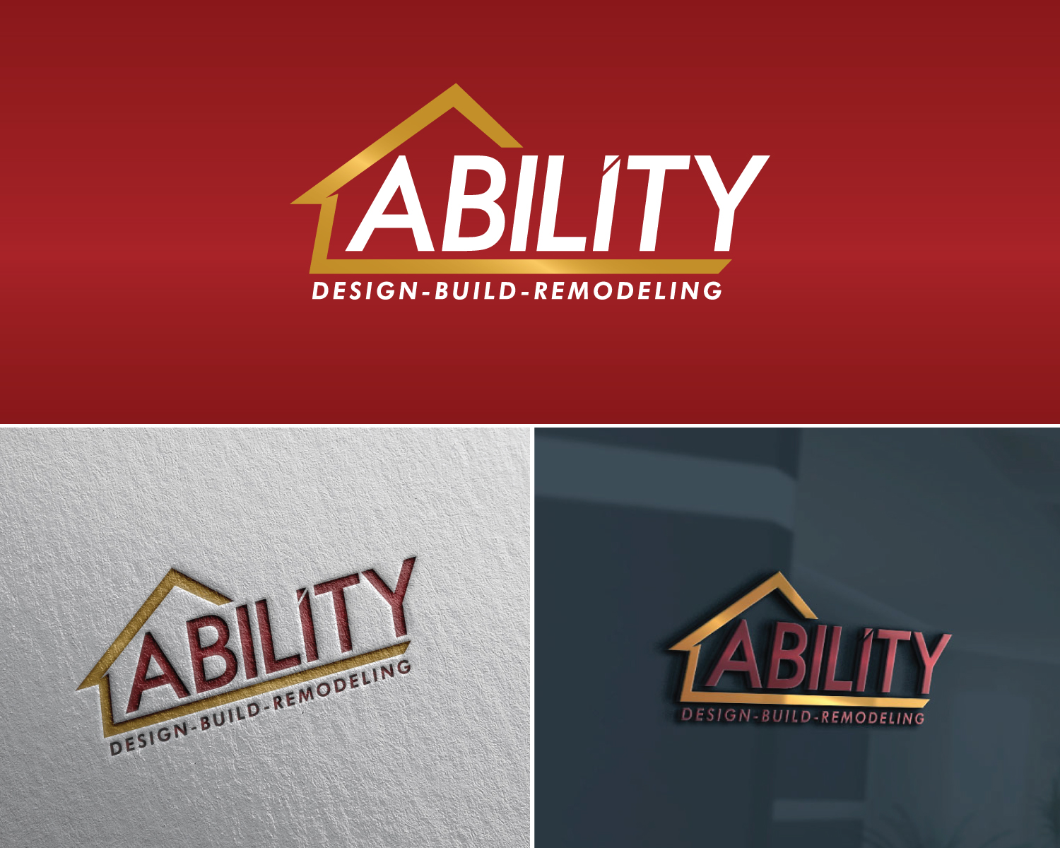 Logo Design by Atec for ABILITY REMODELING | Design #29480199