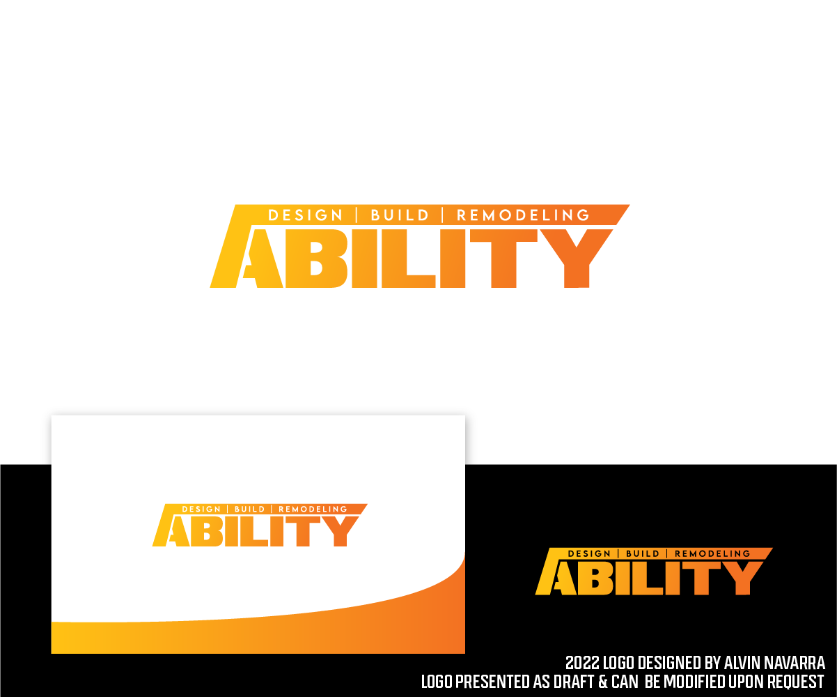 Logo Design by alvinnavarra for ABILITY REMODELING | Design #29478385