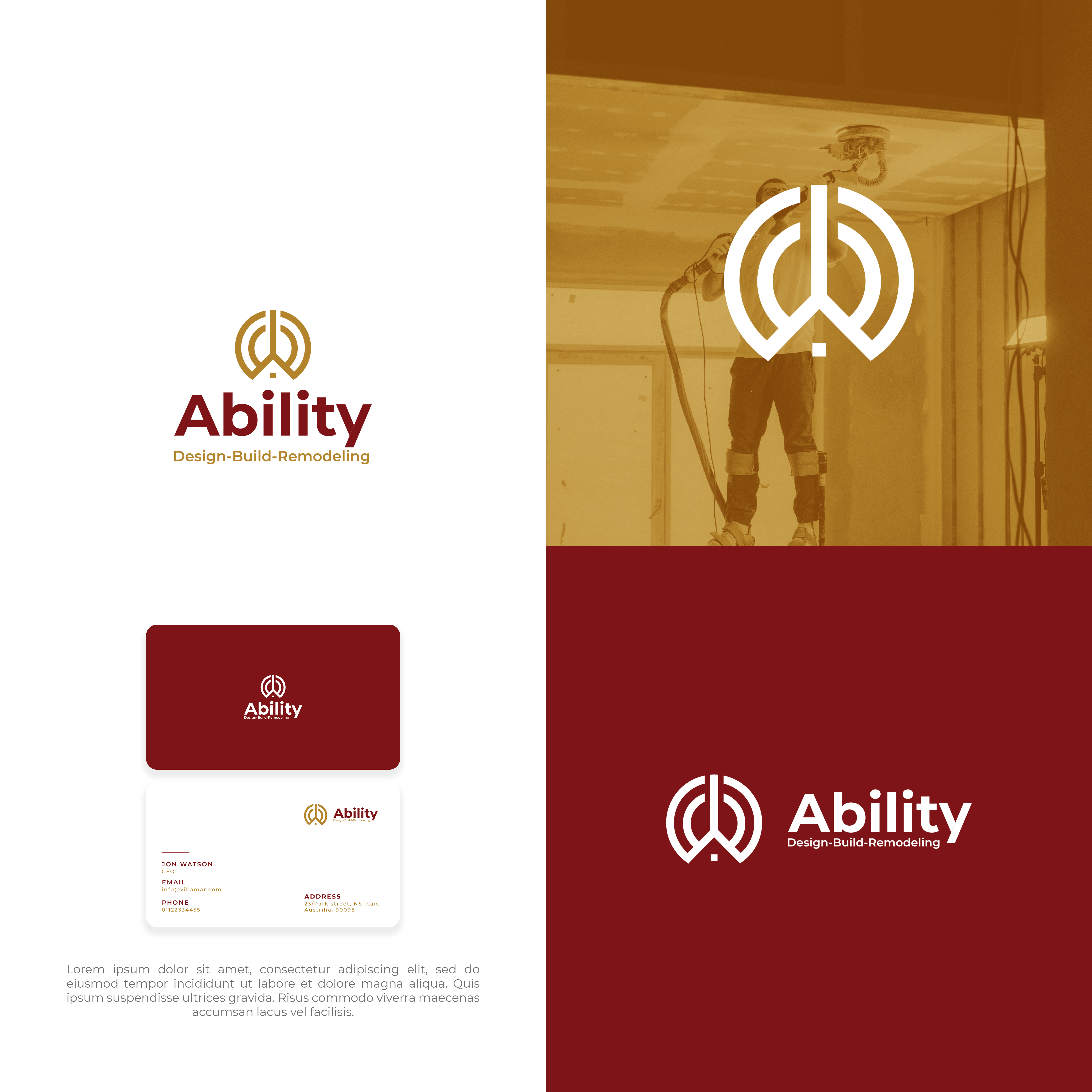 Diseño de Logo por vramar.roy para ABILITY REMODELING | Diseño #29463290