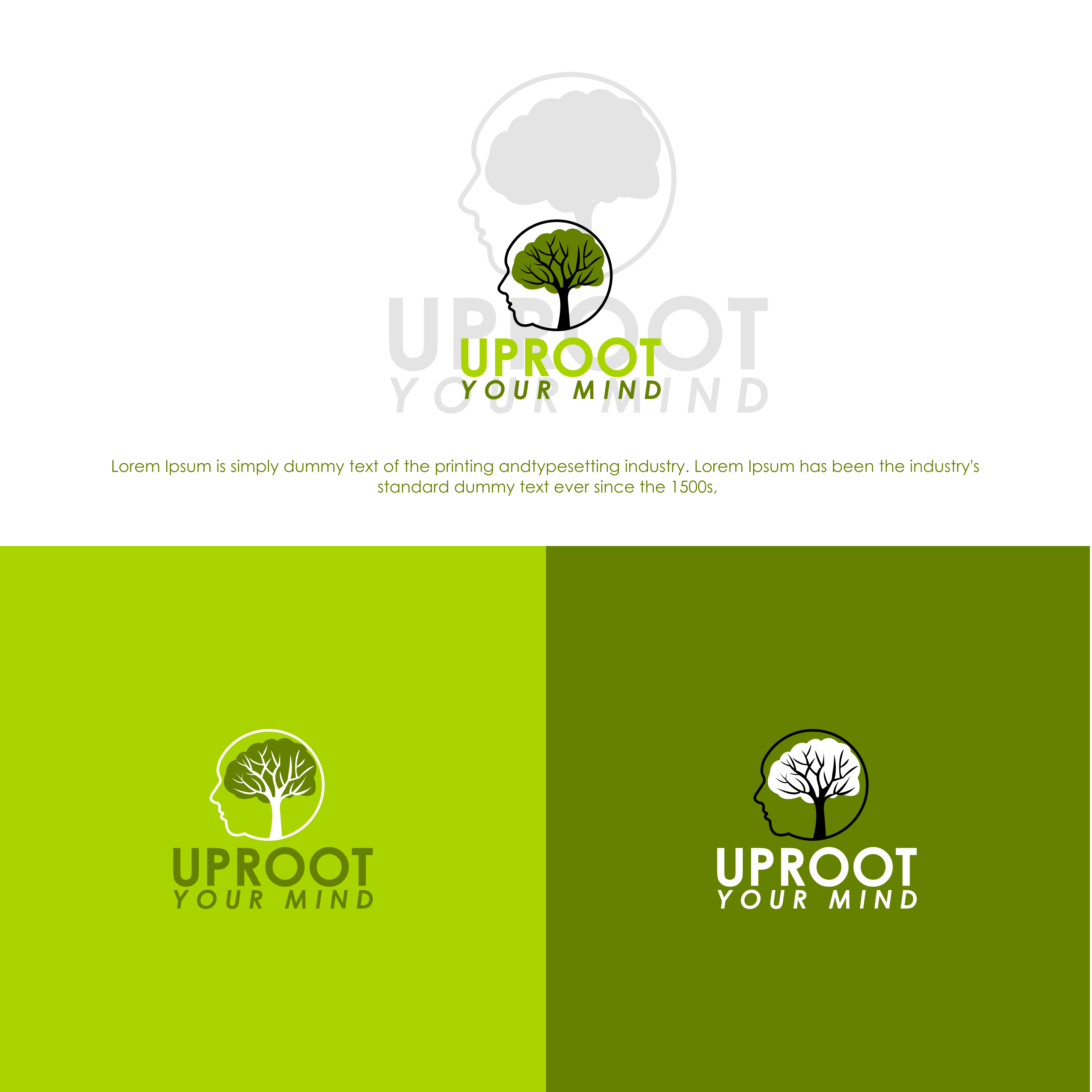 Logo Design by alitjuara for Uproot Your Mind Inc | Design #29507697