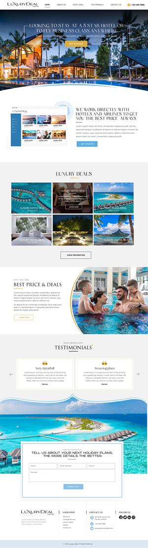 Web Design by Blue Sparrow for this project | Design: #29455563