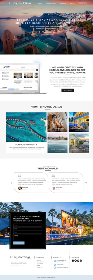 Web Design by Blue Sparrow for this project | Design: #29455564