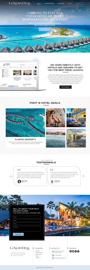 Web Design by Blue Sparrow for this project | Design: #29457396