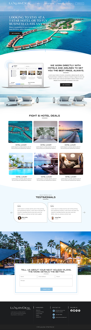 Web Design by Blue Sparrow for this project | Design: #29461173