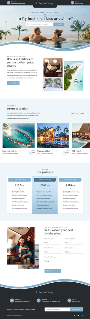 Web Design by sai.designer87 for this project | Design #29453909