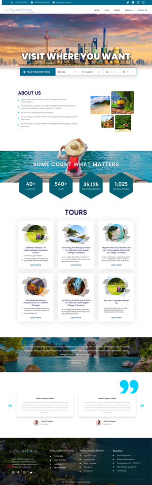 Web Design by Adeel Rahman for this project | Design: #29459431