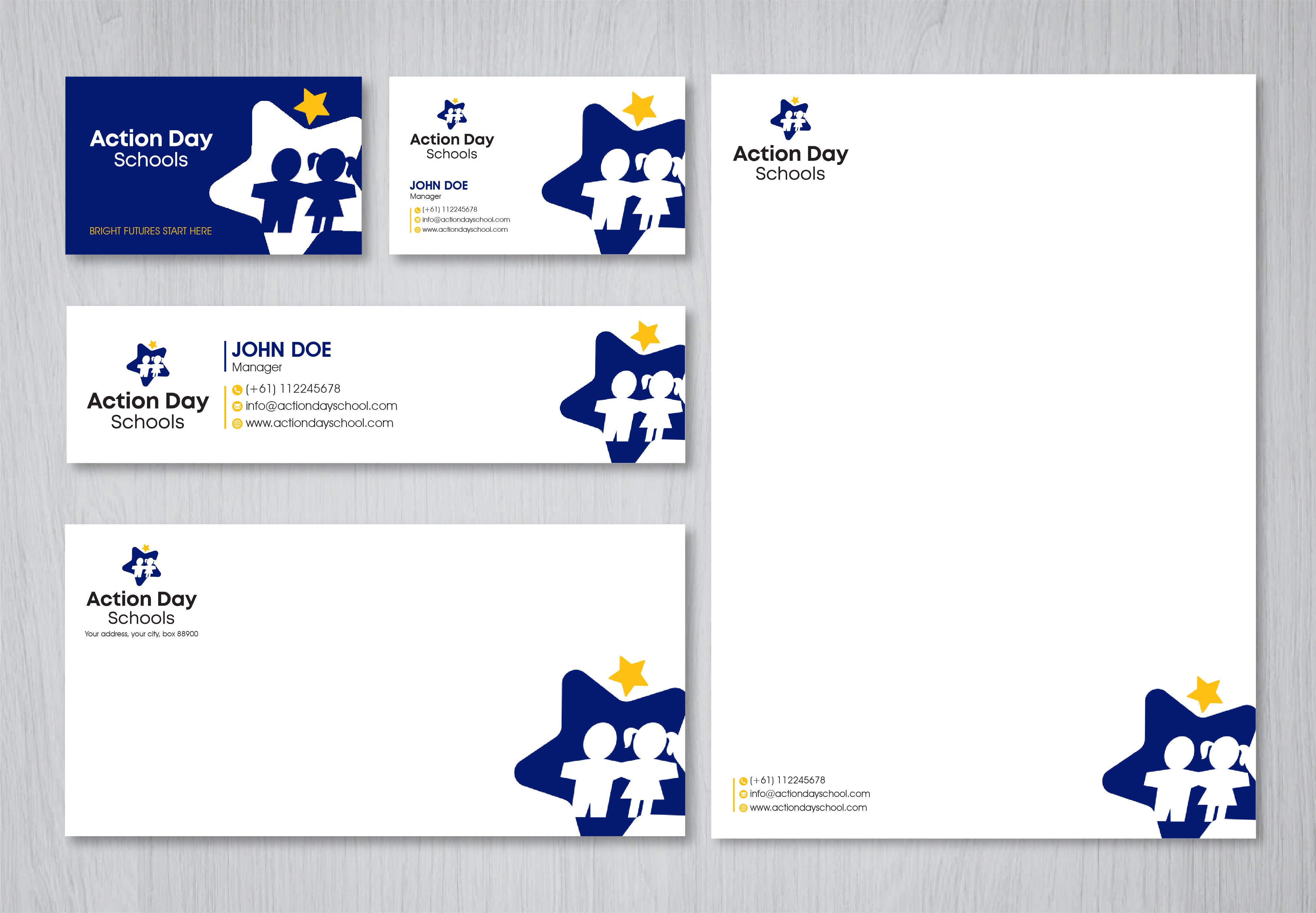 Stationery Design by artbitin for this project | Design #29451859