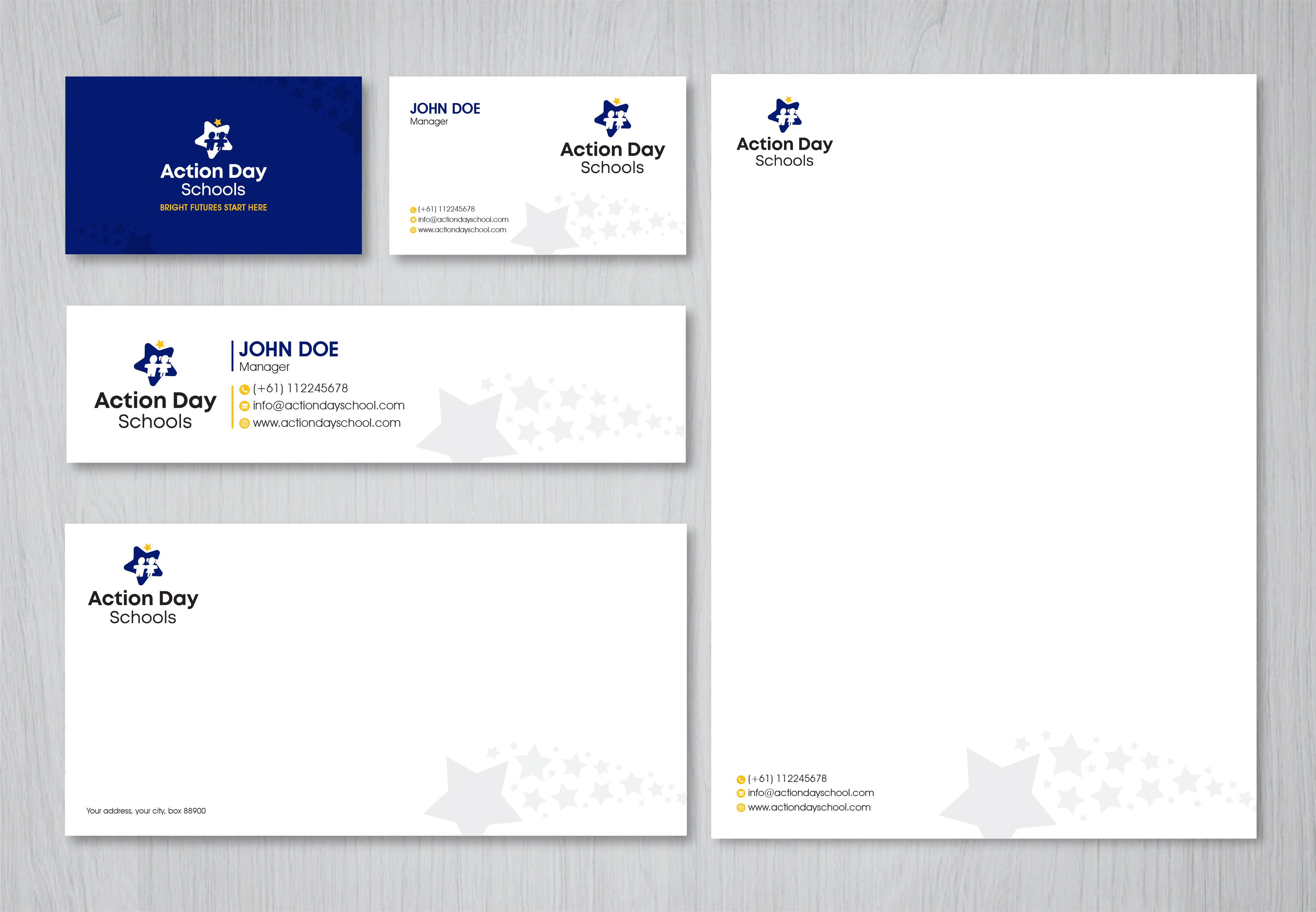 Stationery Design by artbitin for this project | Design #29451860
