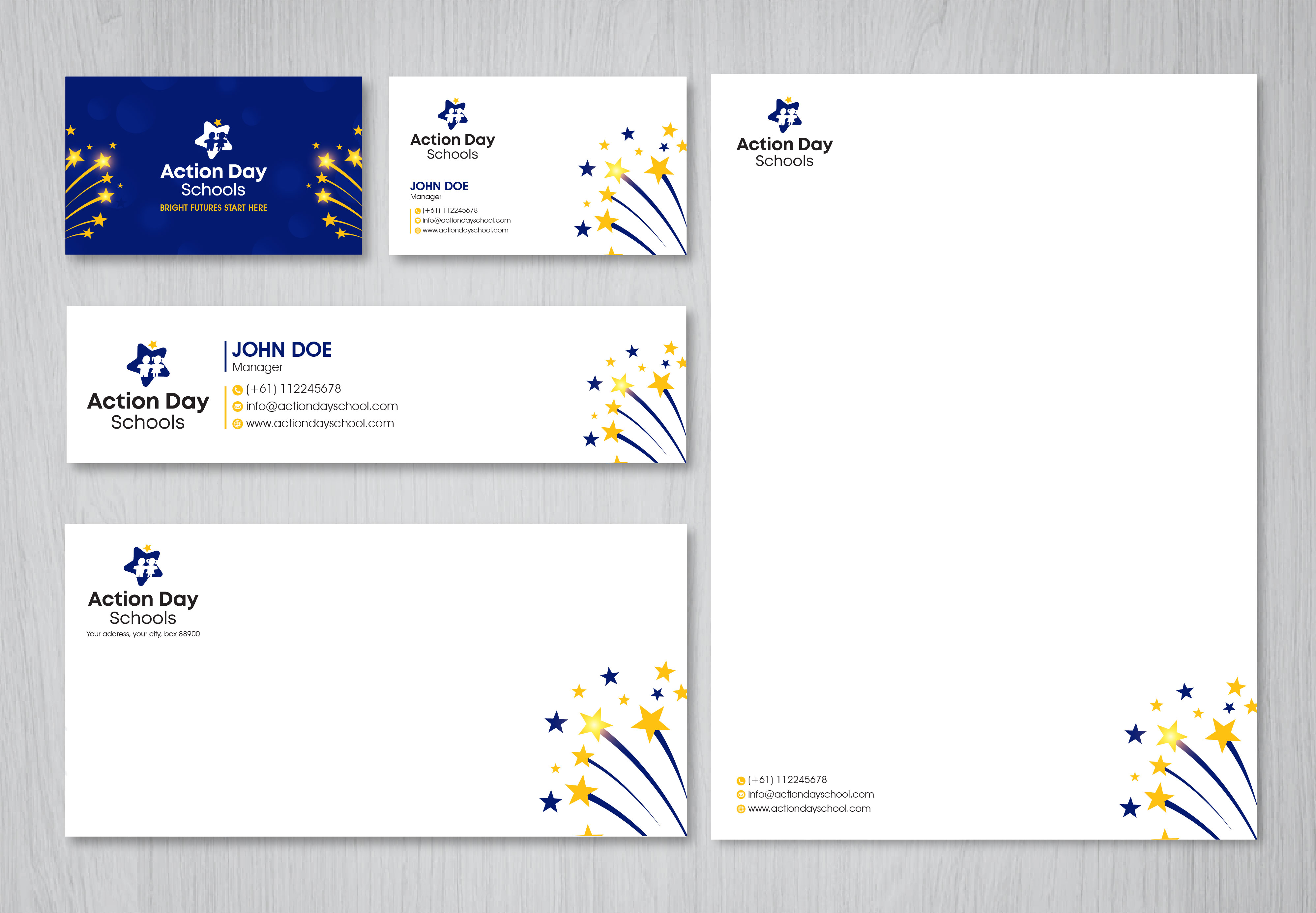 Stationery Design by artbitin for this project | Design #29451861