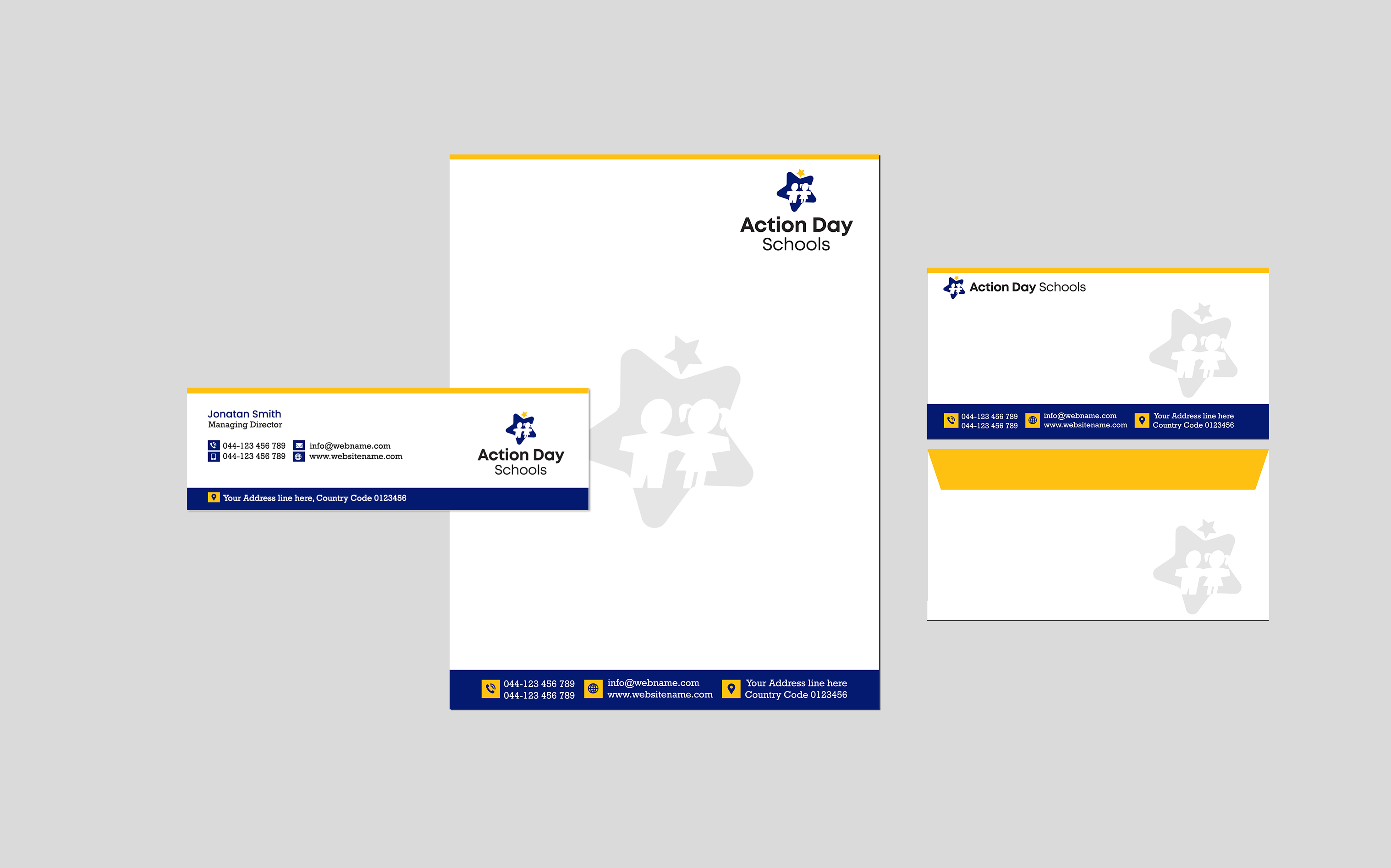 Stationery Design by Creations Box 2015 for this project | Design #29469032