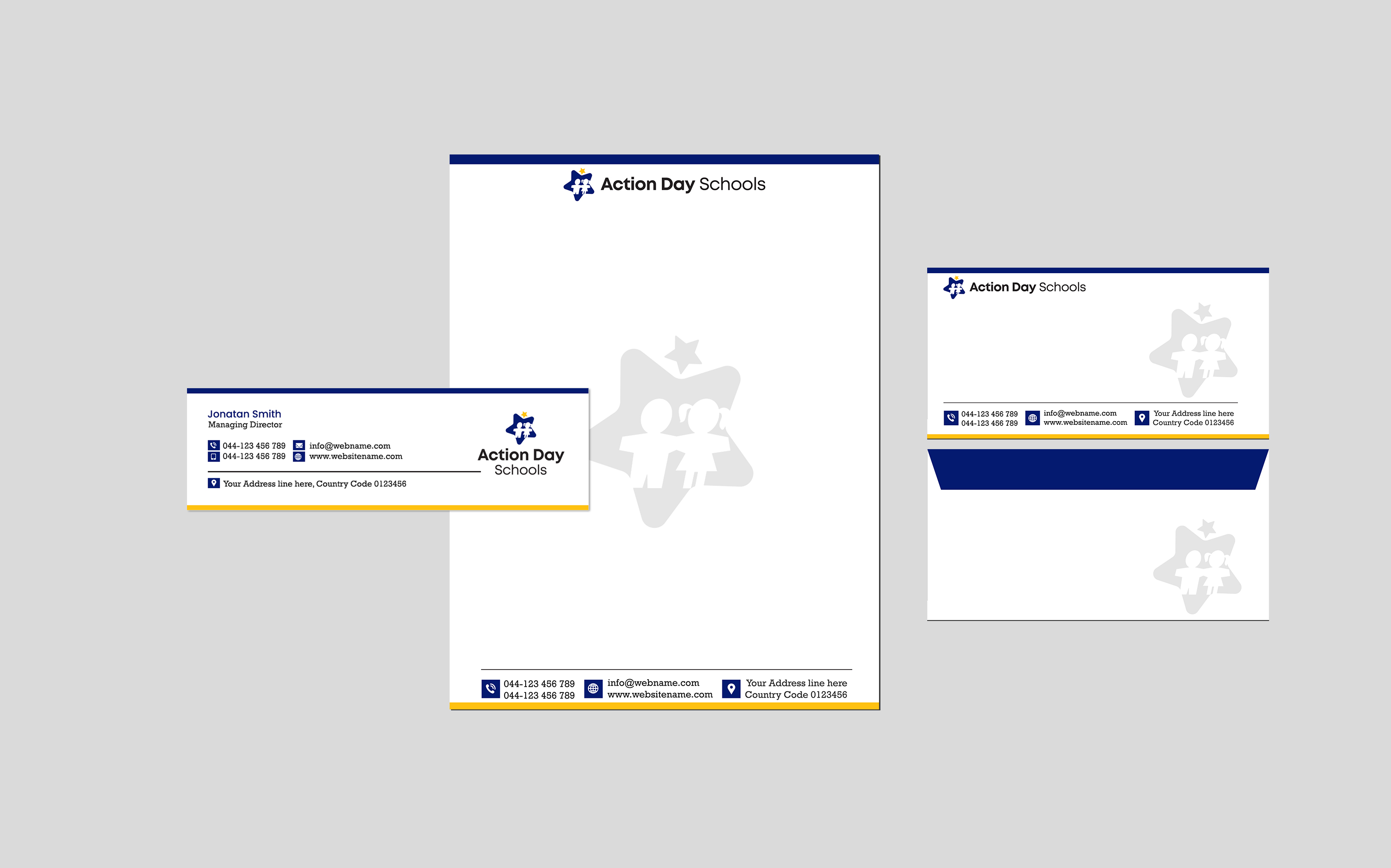 Stationery Design by Creations Box 2015 for this project | Design #29469033