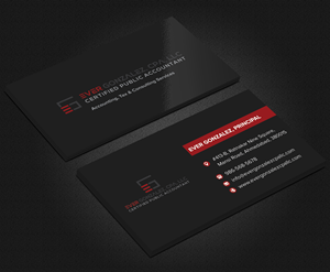 Business Card Design by sadikul islam for Ever Gonzalez, CPA, LLC | Design: #29472489