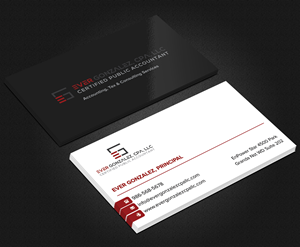 Business Card Design by sadikul islam for Ever Gonzalez, CPA, LLC | Design: #29472511