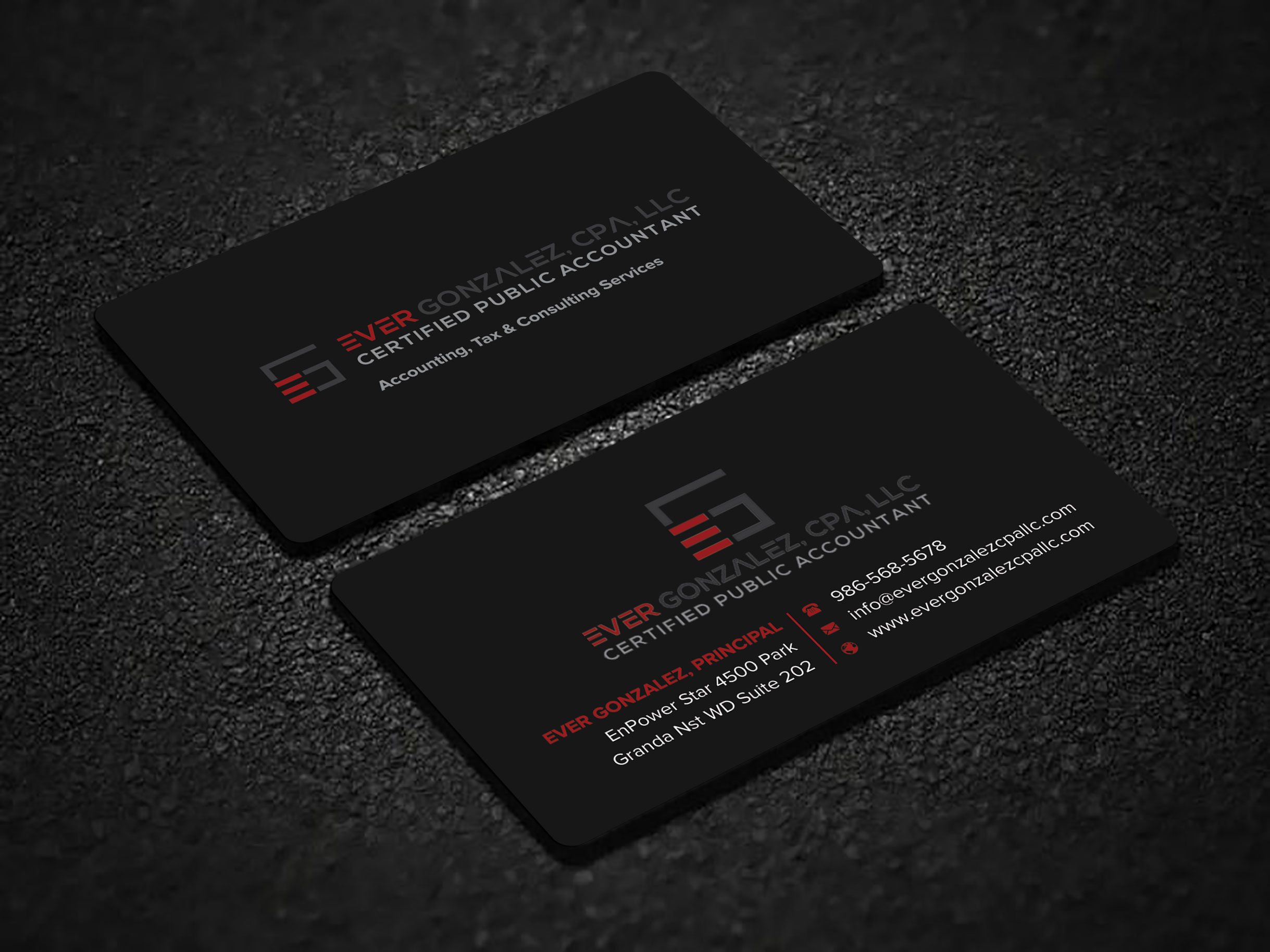 Business Card Design by sadikul islam for Ever Gonzalez, CPA, LLC | Design #29472530