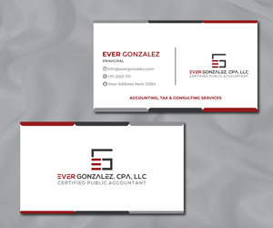 Business Card Design by NedalShaham for Ever Gonzalez, CPA, LLC | Design: #29459267