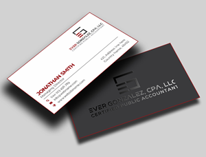 Business Card Design by jasmeen1975 for Ever Gonzalez, CPA, LLC | Design: #29451121