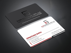 Business Card Design by jasmeen1975 for Ever Gonzalez, CPA, LLC | Design: #29451282