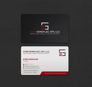 Business Card Design by INDIAN_Ashok for Ever Gonzalez, CPA, LLC | Design: #29453324
