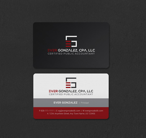 Business Card Design by INDIAN_Ashok for Ever Gonzalez, CPA, LLC | Design: #29453325