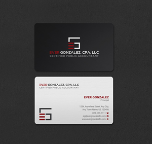 Business Card Design by INDIAN_Ashok for Ever Gonzalez, CPA, LLC | Design: #29453327