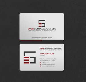 Business Card Design by INDIAN_Ashok for Ever Gonzalez, CPA, LLC | Design: #29453336