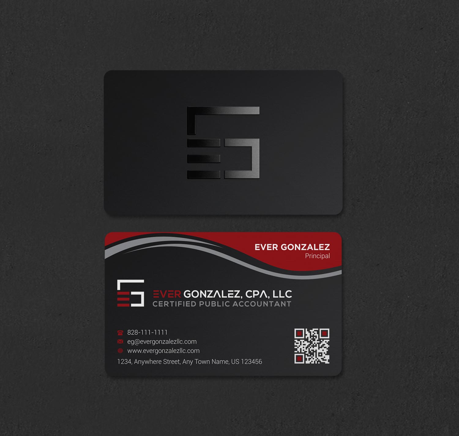 Business Card Design by INDIAN_Ashok for Ever Gonzalez, CPA, LLC | Design #29453337