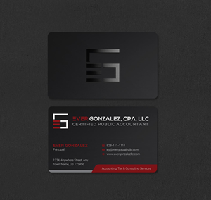 Business Card Design by INDIAN_Ashok for Ever Gonzalez, CPA, LLC | Design: #29453338