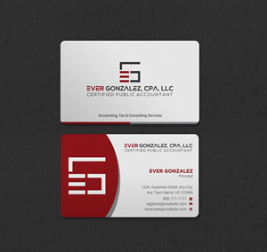 Business Card Design by INDIAN_Ashok for Ever Gonzalez, CPA, LLC | Design: #29453339
